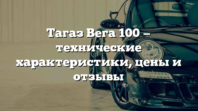 Тагаз Вега 100 — технические характеристики, цены и отзывы